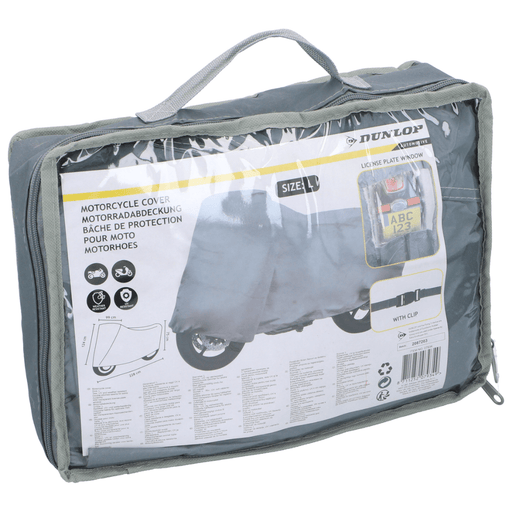 Dunlop - Motorhoes XL – 228 x 99 x 124 cm – Weerbestendig & UV - Beschermend - Bivakshop