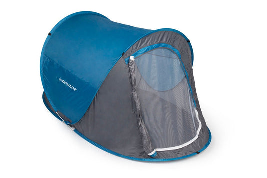 Dunlop pop - up tent – 2 - persoons opgooitent 255x155x95 cm voor festival of korte vakantie - Bivakshop