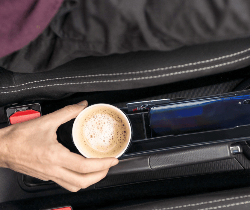 Dunlop - Universele Auto Stoelgleuf Organizer – Extra Opbergvak – Voorkomt Verlies van Spullen - Bivakshop