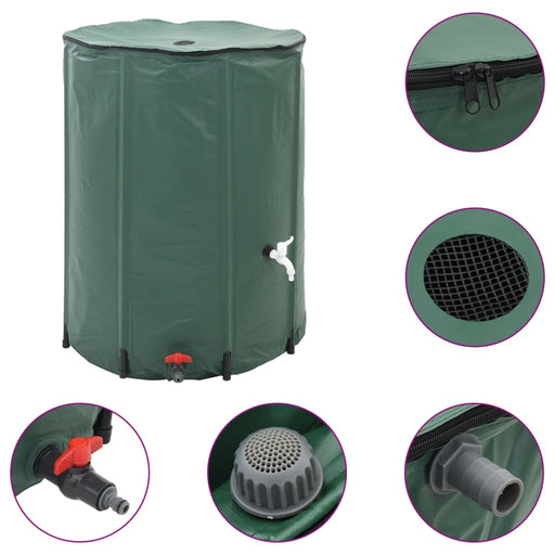 Duurzame Inklapbare Regenton – Compact & Ruimtebesparend Waterreservoir - Bivakshop