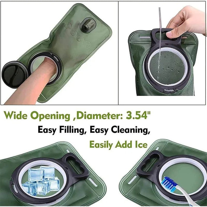 Duurzame & lekvrije hydratatieblaas – 2L waterreservoir voor outdoor & sport - Bivakshop