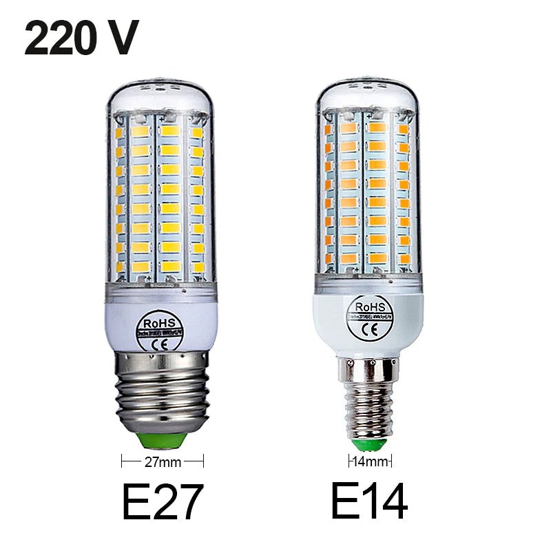 E27 LED lamp & E14 LED bulb - SMD5730 220v corn bulb - Chandelier & home LED light - Bivakshop