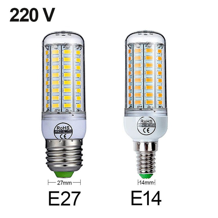 E27 LED lamp & E14 LED bulb - SMD5730 220v corn bulb - Chandelier & home LED light - Bivakshop