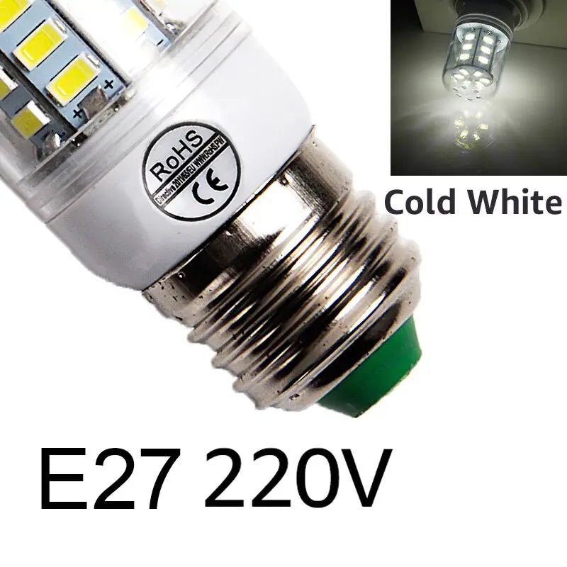 E27 LED lamp & E14 LED bulb - SMD5730 220v corn bulb - Chandelier & home LED light - Bivakshop