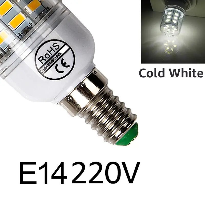 E27 LED lamp & E14 LED bulb - SMD5730 220v corn bulb - Chandelier & home LED light - Bivakshop