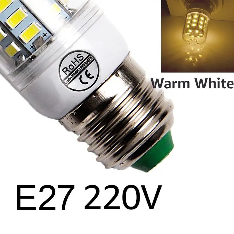 E27 LED lamp & E14 LED bulb - SMD5730 220v corn bulb - Chandelier & home LED light - Bivakshop