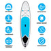 Eddy Toys - SUP Board Set – 6 - delig – Opblaasbaar & Compleet – Inclusief Pomp, Peddel en Rugtas - Bivakshop