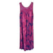 Elegante bloemenjurk - Kant afwerking mouwloze - Zomerse losse tankjurk - Bivakshop