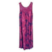 Elegante bloemenjurk - Kant afwerking mouwloze - Zomerse losse tankjurk - Bivakshop