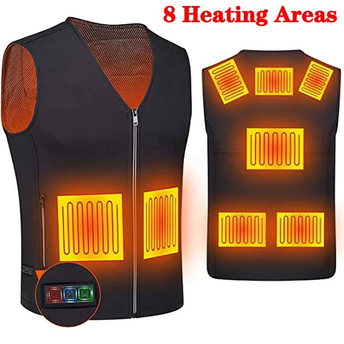 Elektrisch verwarmde bodywarmer - Slim fit - USB oplaadbaar - Bivakshop