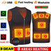 Elektrisch verwarmde bodywarmer - Slim fit - USB oplaadbaar - Bivakshop