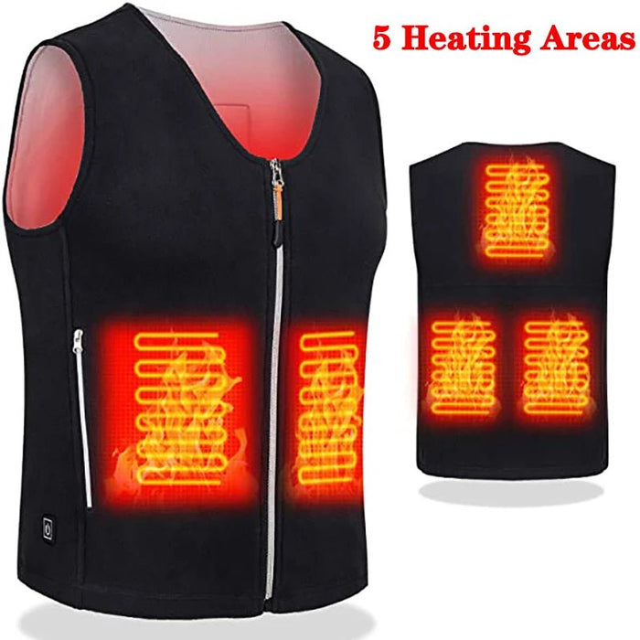 Elektrisch verwarmde bodywarmer - Slim fit - USB oplaadbaar - Bivakshop