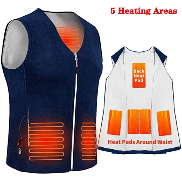 Elektrisch verwarmde bodywarmer - Slim fit - USB oplaadbaar - Bivakshop