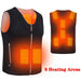Elektrisch verwarmde bodywarmer - Slim fit - USB oplaadbaar - Bivakshop