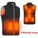 Elektrisch verwarmde bodywarmer - Slim fit - USB oplaadbaar - Bivakshop