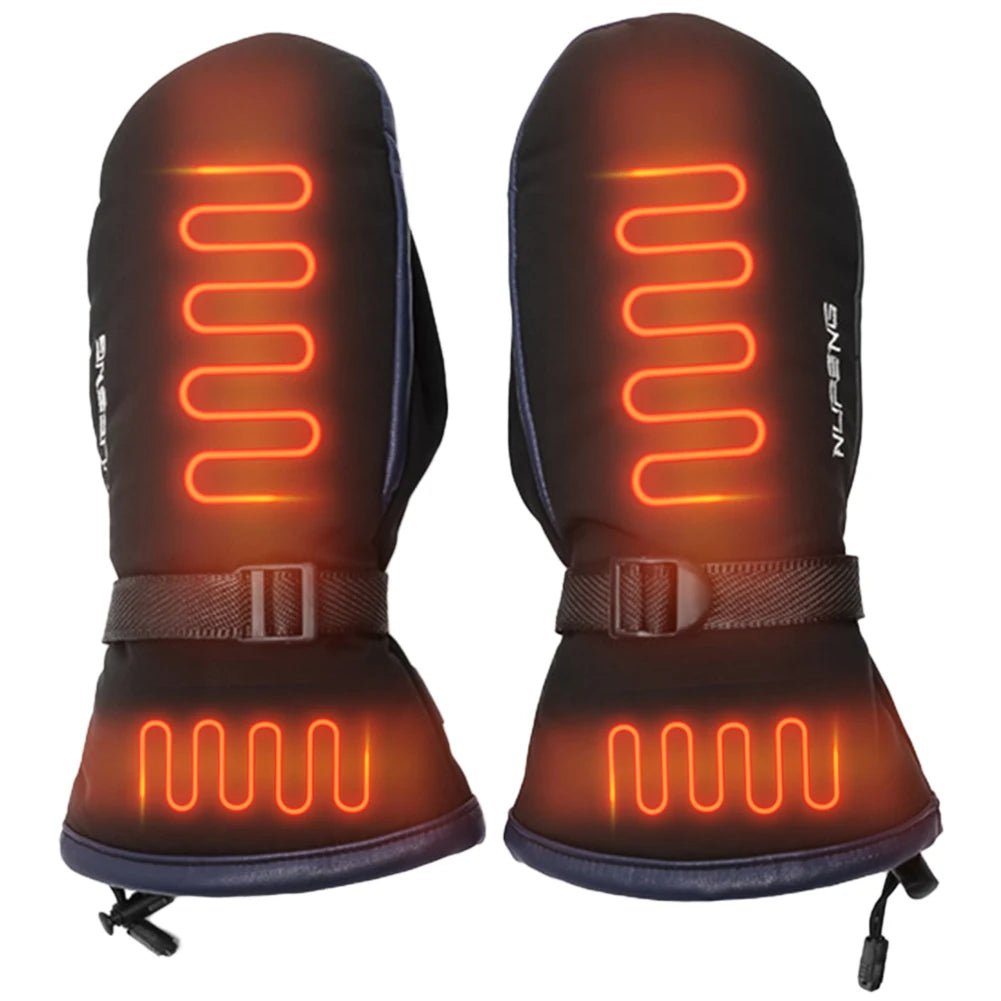 Elektrisch verwarmde handschoenen - USB oplaadbaar - 3 warmtestanden - Waterdicht & winddicht voor winter, skiën & fietsen - Bivakshop