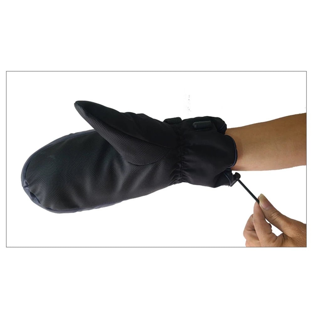 Elektrisch verwarmde handschoenen - USB oplaadbaar - 3 warmtestanden - Waterdicht & winddicht voor winter, skiën & fietsen - Bivakshop