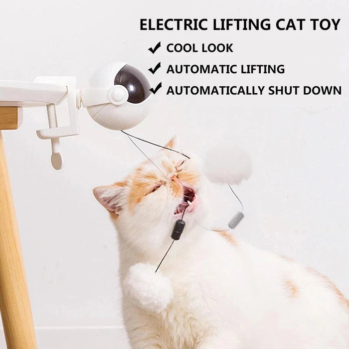 Elektronisch kattenspeeltje met bewegingssensor - YoYo bal - Interactief en draaiend speeltje voor katten - Bivakshop
