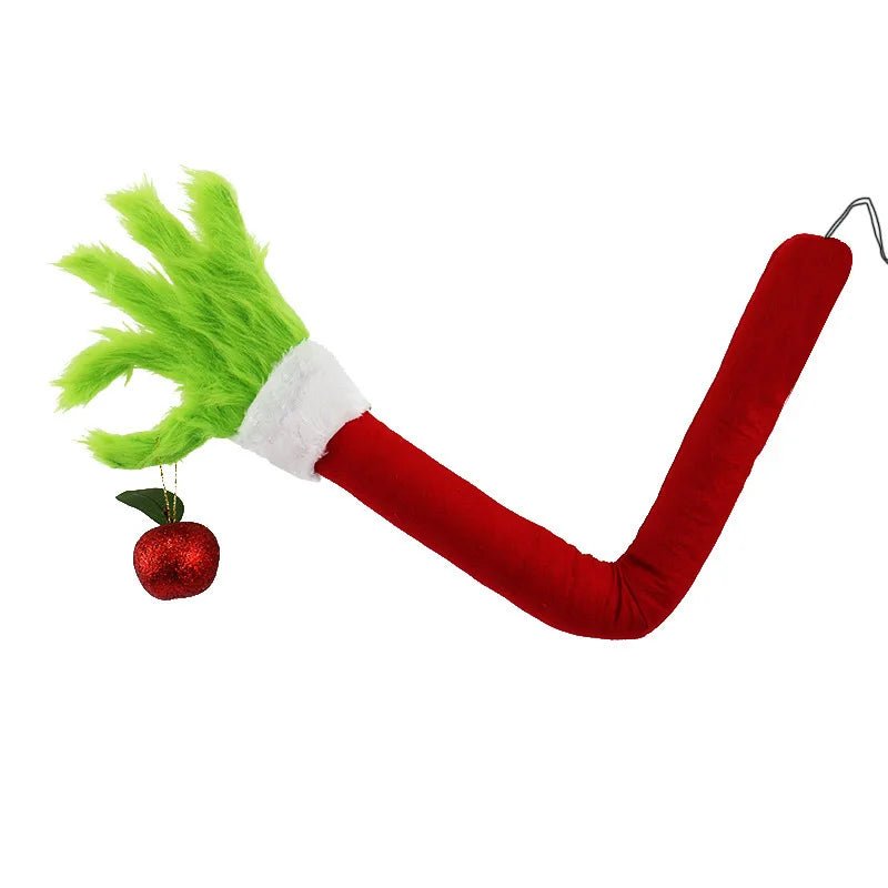 Elf kerstboomdecoratie - Groene bontpop voor unieke kerstversiering - Bivakshop