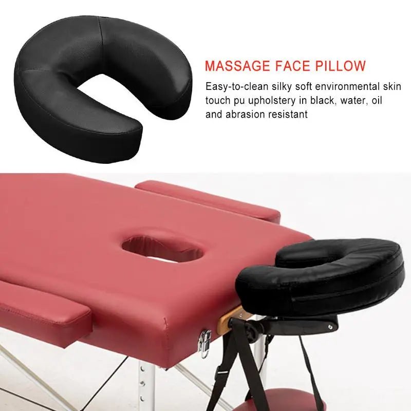 Ergonomisch massagegezichtskussen - Comfortabel hoofdsteunkussen voor massage en ontspanning - Bivakshop