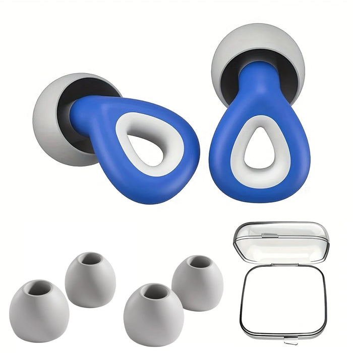 Ergonomische Siliconen Oordopjes – Slaap, Zwemmen & Werk – Herbruikbaar - Bivakshop