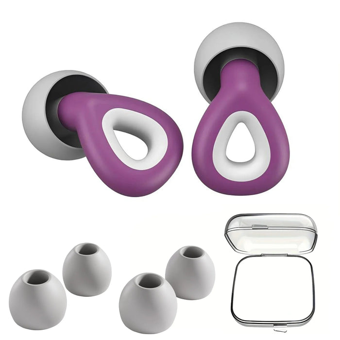 Ergonomische Siliconen Oordopjes – Slaap, Zwemmen & Werk – Herbruikbaar - Bivakshop