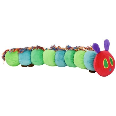 Eric Carle - Pluche Rupsje Nooitgenoeg Hondenspeeltje - Met Pieper & Knisper - 43 cm - Bivakshop