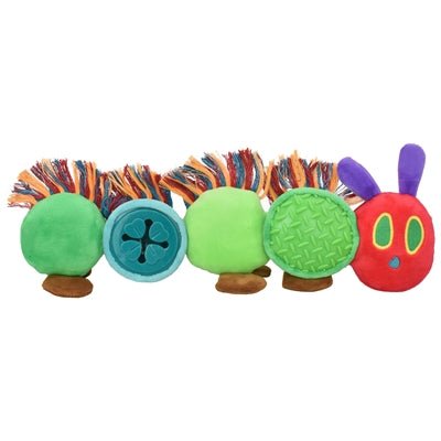 Eric Carle - Pluche Rupsje Nooitgenoeg met Treat Display - Snack Speeltje - 35,5 cm - Bivakshop