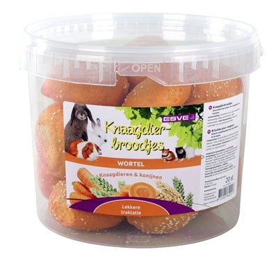 Esve - Wortelbroodjes - Knapperige Knaagsnack (20 stuks) - Bivakshop