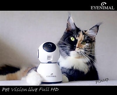Eyenimal - Pet Vision Live HD Camera (Geluid & Beweging) - Bivakshop