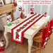 Feestelijke tafelloper kerst - linnen kerstversiering voor huis en tafel - Bivakshop
