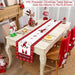 Feestelijke tafelloper kerst - linnen kerstversiering voor huis en tafel - Bivakshop