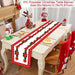 Feestelijke tafelloper kerst - linnen kerstversiering voor huis en tafel - Bivakshop
