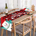 Feestelijke tafelloper kerst - linnen kerstversiering voor huis en tafel - Bivakshop