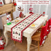 Feestelijke tafelloper kerst - linnen kerstversiering voor huis en tafel - Bivakshop