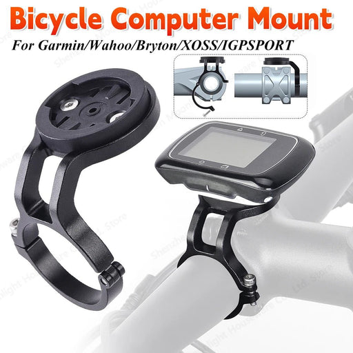 Fietscomputerhouder – Aluminium stuurhouder – Compatibel met Garmin, Wahoo, Bryton, XOSS, IGPSPORT – lichtgewicht & stevig - Bivakshop