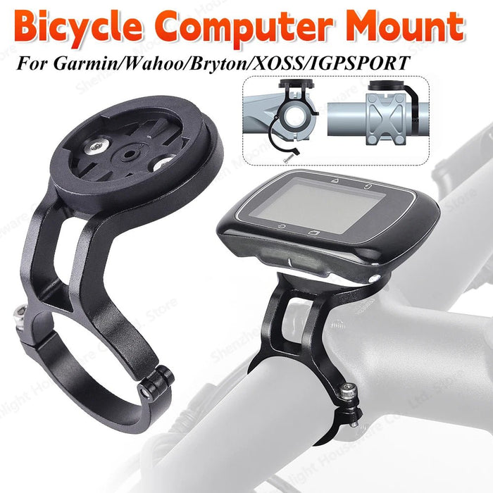 Fietscomputerhouder – Aluminium stuurhouder – Compatibel met Garmin, Wahoo, Bryton, XOSS, IGPSPORT – lichtgewicht & stevig - Bivakshop