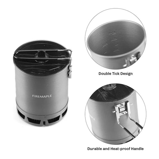Fire - maple camping pan - Lichtgewicht - Energiezuinig - Bivakshop