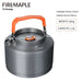 Fire Maple theepot voor kamperen - 1.3L - Met warmtewisselaar - Lichtgewicht aluminium - Bivakshop