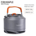 Fire Maple theepot voor kamperen - 1.3L - Met warmtewisselaar - Lichtgewicht aluminium - Bivakshop