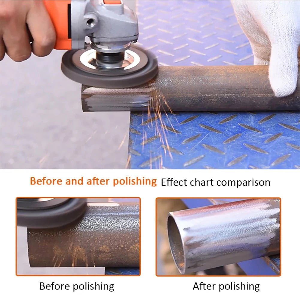 Flat flap schuurschijven – 115mm slijpschijven voor hout & metaal – Geschikt voor haakse slijper – 40/60/80/120 grit - Bivakshop