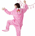 Fleece Panter Jumpsuit Roze – Van Kind tot Volwassene – Maat 4T t/m XL - Bivakshop