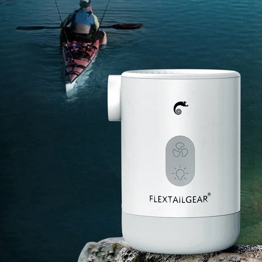 Flextail Max Pump 2 Pro 4 - in - 1 mini luchtpomp - Elektrische pomp met USB - oplaadfunctie voor kamperen - Bivakshop