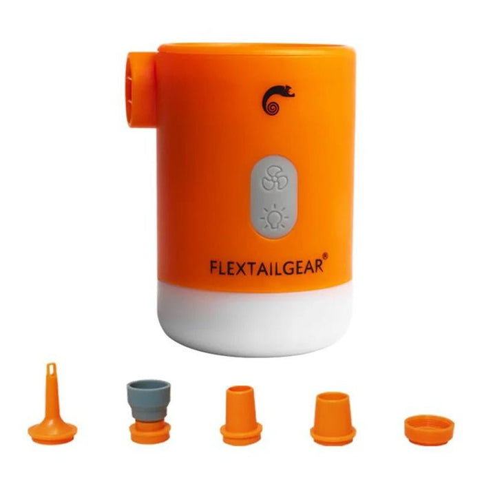 Flextail Max Pump 2 Pro 4 - in - 1 mini luchtpomp - Elektrische pomp met USB - oplaadfunctie voor kamperen - Bivakshop