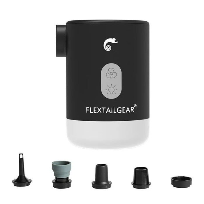 Flextail Max Pump 2 Pro 4 - in - 1 mini luchtpomp - Elektrische pomp met USB - oplaadfunctie voor kamperen - Bivakshop
