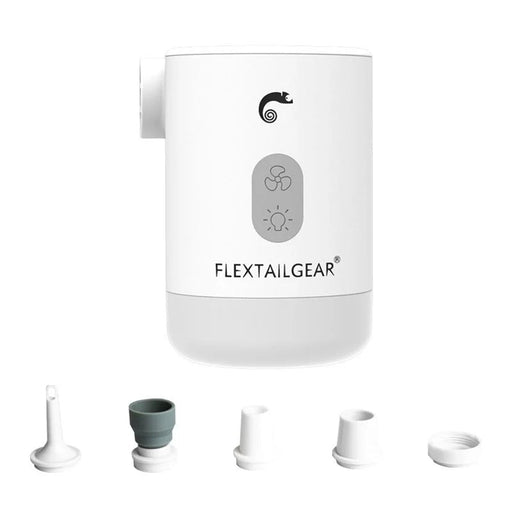 Flextail Max Pump 2 Pro 4 - in - 1 mini luchtpomp - Elektrische pomp met USB - oplaadfunctie voor kamperen - Bivakshop
