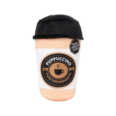FuzzYard - Barkarista Puppuccino - Pluche Hondenspeelgoed (15 cm) - Bivakshop