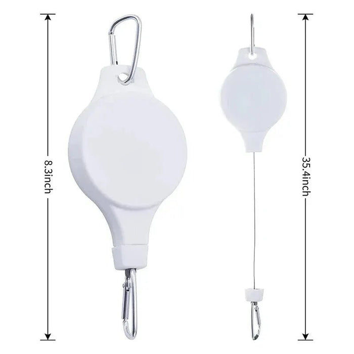 Garden Baskets Pots Hanging Hook Adjustable Lift Plant Pulley Set Retractable Pulley Pull Down Hanger Plants Flower Hanger Hook - Bivakshop