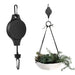 Garden Baskets Pots Hanging Hook Adjustable Lift Plant Pulley Set Retractable Pulley Pull Down Hanger Plants Flower Hanger Hook - Bivakshop
