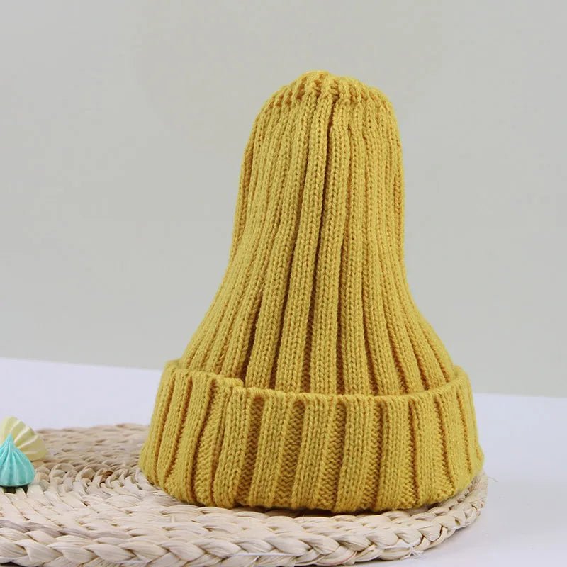 Gebreide baby beanie - Warme muts voor winter & lente - Unisex peuter muts met oorbescherming - Bivakshop